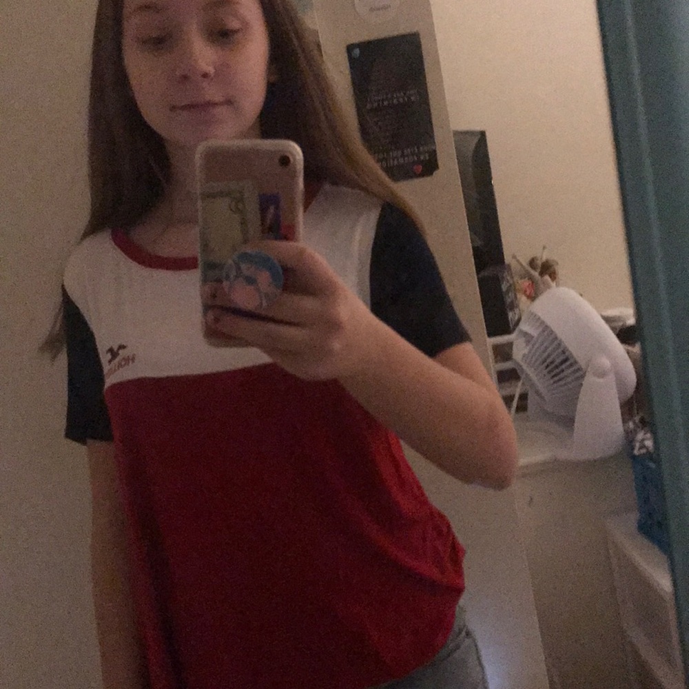 Hollister easy tee cropped